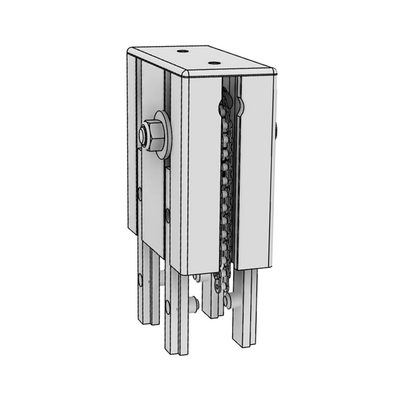 56-030-1 MODULAR SOLUTIONS DOOR PART<BR>45MM X 90MM CHAIN PULLY - ANSI 25 ROLLER CHAIN